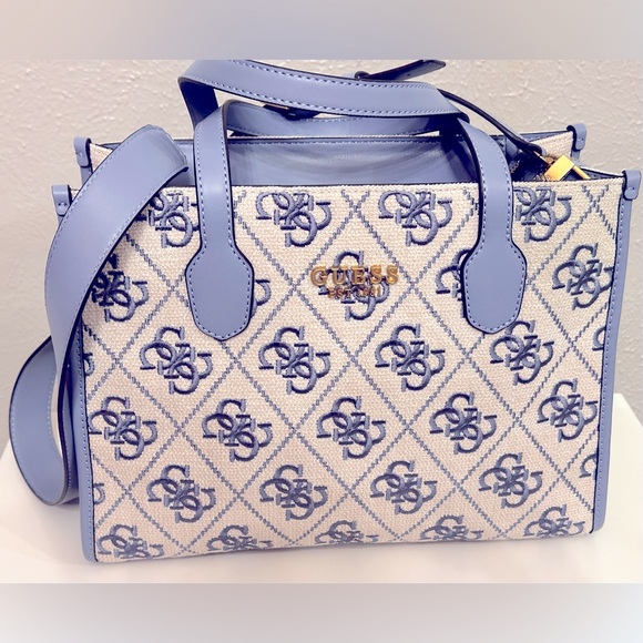 GUESS Tote Bag | Travel Bag  with Top Handles and Detachable/Adjustable Strap - Picture 9 of 17
